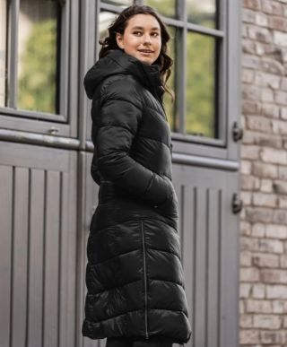 Dámský lehký prošívaný kabát Oslo černý ELT #jezdeckepotrebyequisense #jezdeckykabat #jezdecepotreby www.equisense.cz